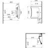 Раковина подвисная VITRA CONFORMA для людей с ограниченными возможностями 5289B003-0001